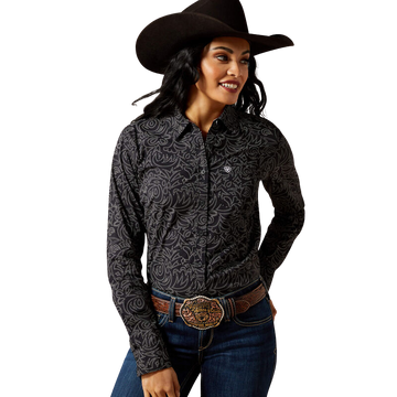 Ariat Women's Kirby Black Bootstitch Shirt