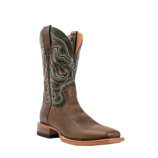 Hyer Men's Tan/Green Bucklin Boots