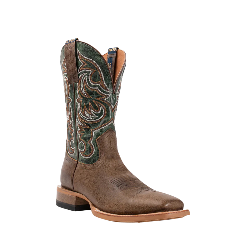 Hyer Men's Tan/Green Bucklin Boots