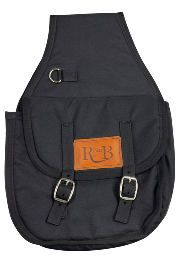 R Bar B Black Denier Saddle Bag