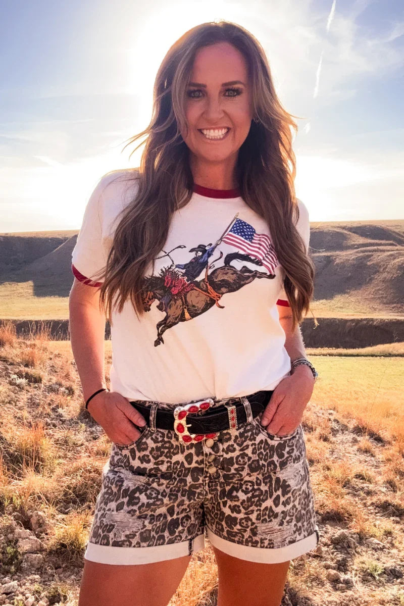 Dust and Glory Ringer Women's T-Shirt