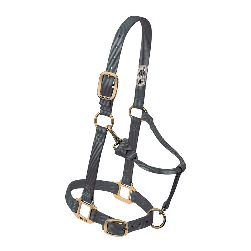 Weaver Original Adjustable Chin and Throat Snap Halter, 3/4" Arabian/Cob
