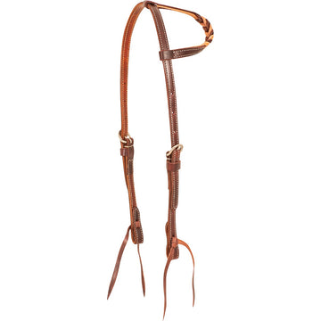 Martin Saddlery Slip Ear Headstall w/Blood Knots