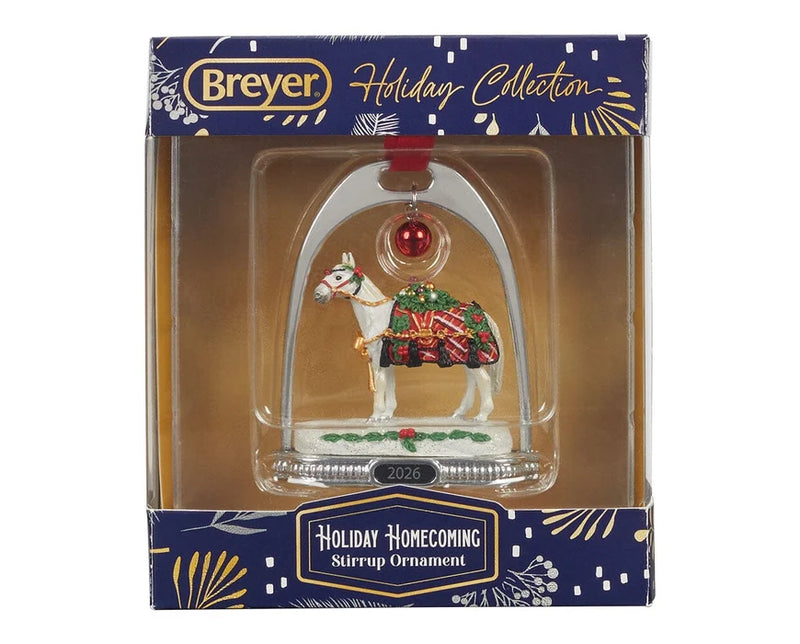 Breyer 2026 Stirrup Ornament - Holiday Homecoming