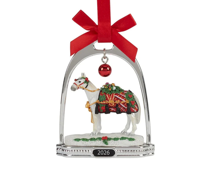 Breyer 2026 Stirrup Ornament - Holiday Homecoming
