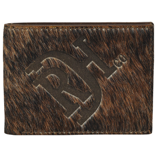 Red Dirt Hat Co. Men's Natural Brindle Leather Bifold Wallet