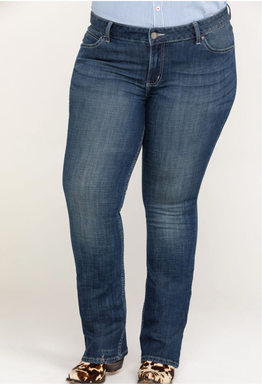 Wrangler Women's Dark Wash Bootcut Jeans