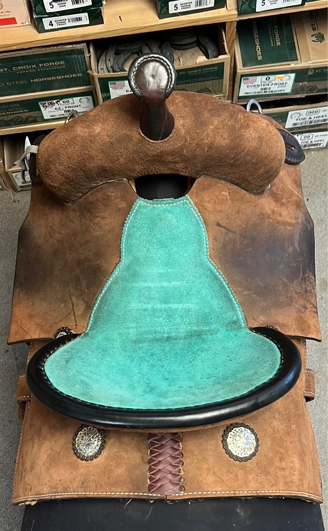 Used Usher Barrel Saddle 13.5"