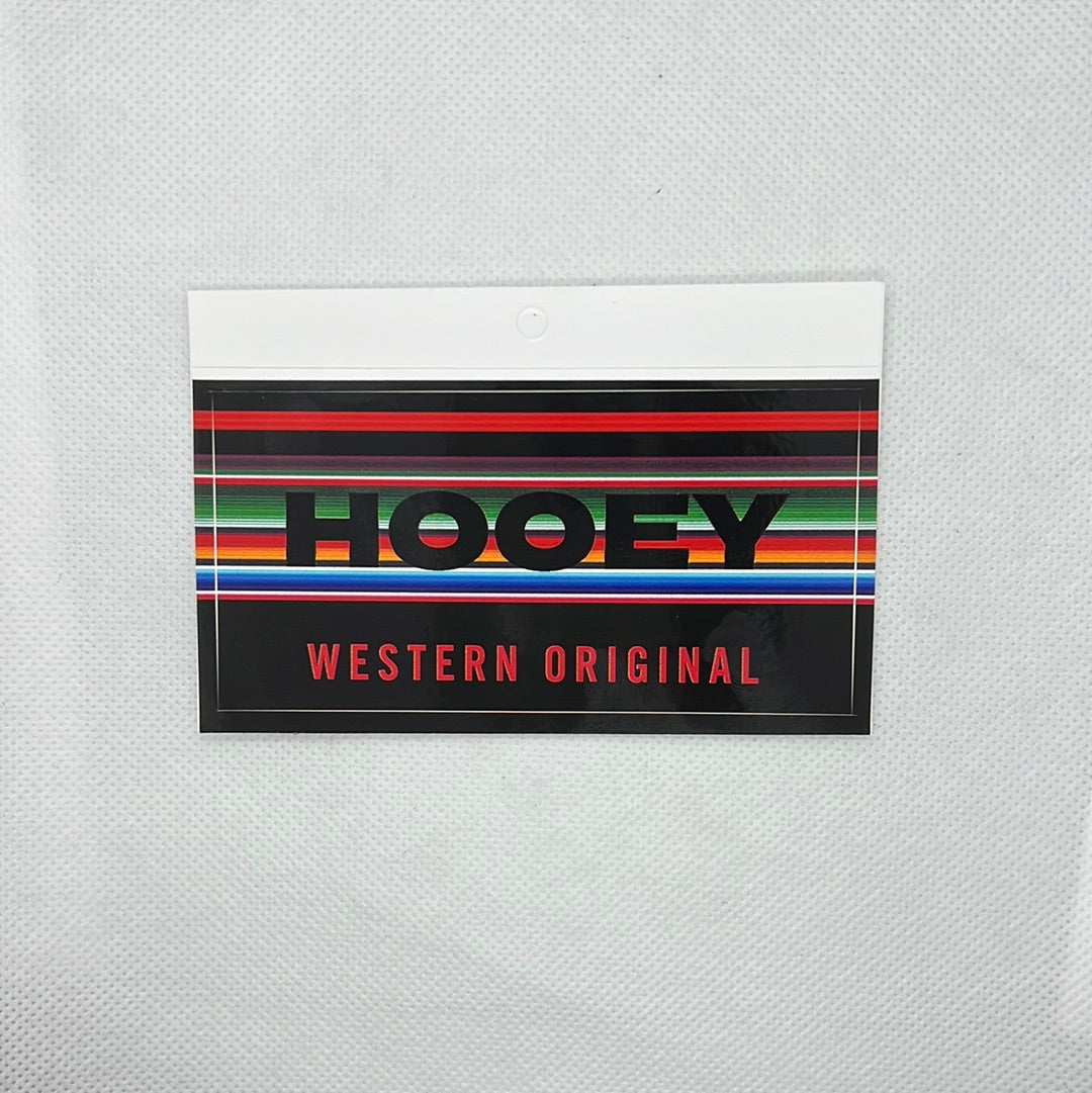 Hooey Serape Rectangle Sticker