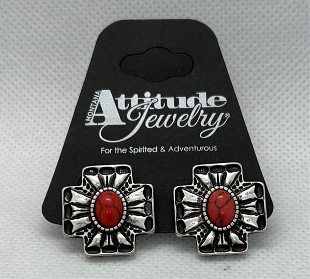 Attitude Jewelry Western Blooms Earrings