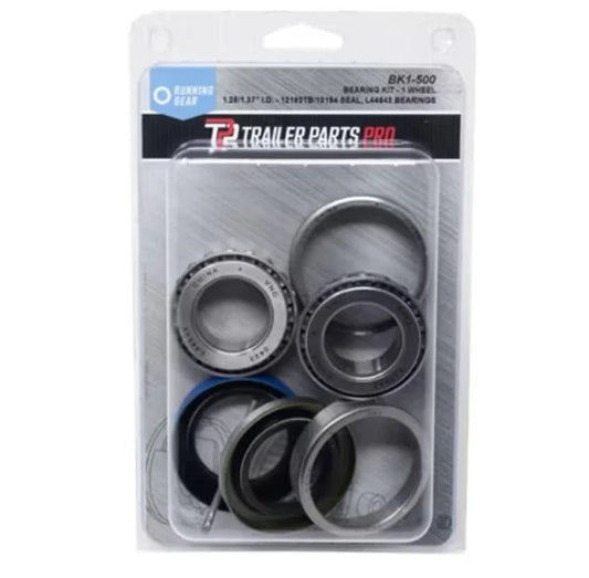 Trailer Parts Pro Hub - Hub & Drum Bearing & Seal Kit, For 2.1K - 2.5K Marine Axles