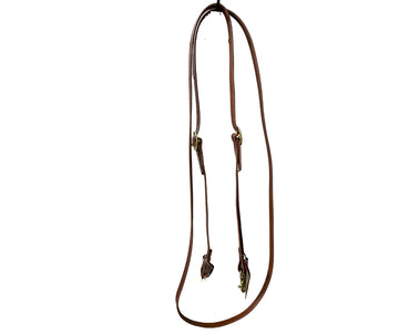 Jerry Beagley Hot Oiled 10' Leather Trail Reins