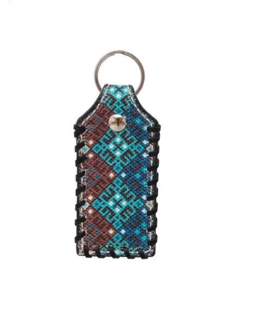 Circle Y Turquoise Rectangle Key Chain