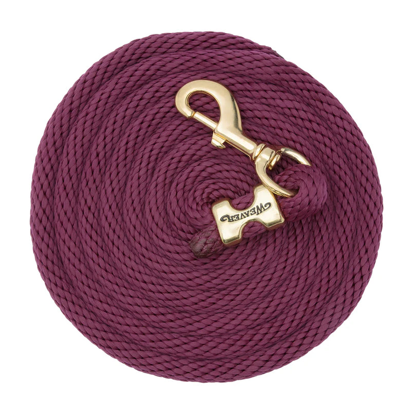 Weaver Poly Lead Rope w/Solid Brass 225 Snap