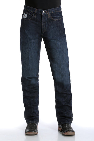 Cinch Men's Silver Label Slim Fit Dark Stonewash Jeans