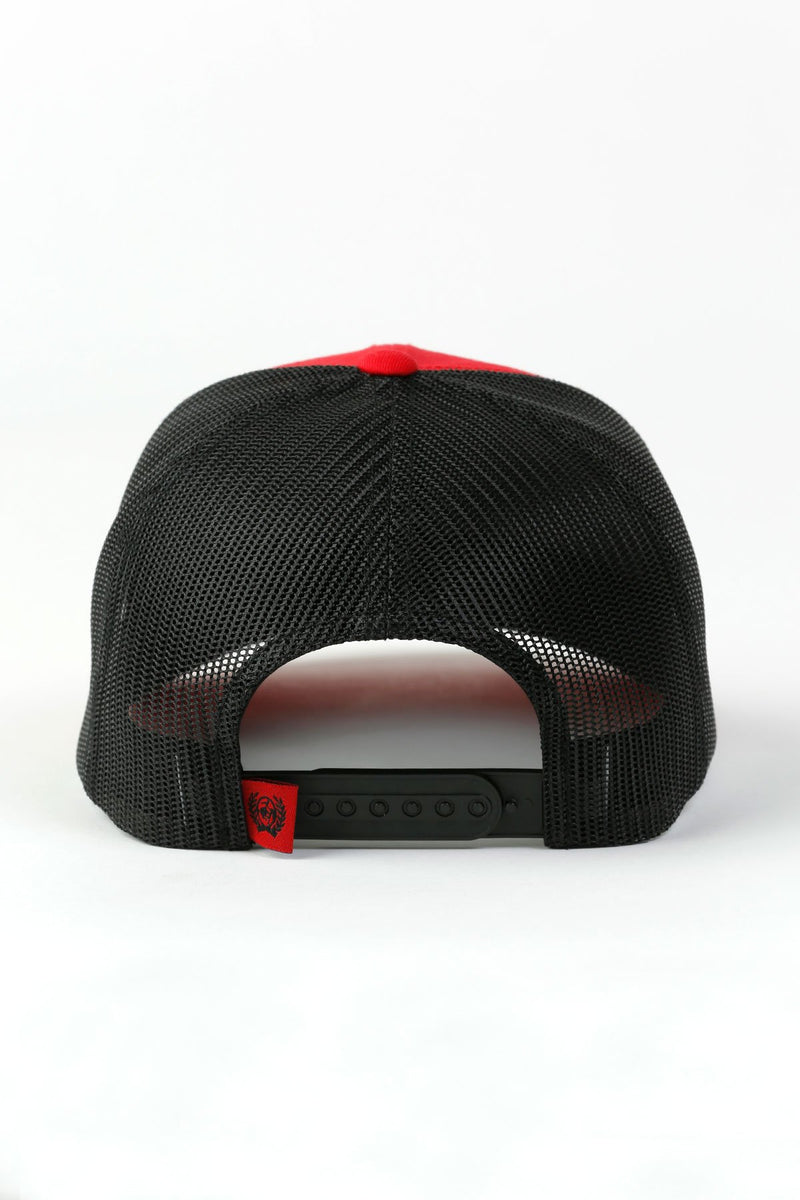 Cinch Men's Lead This Life Red Ball Cap