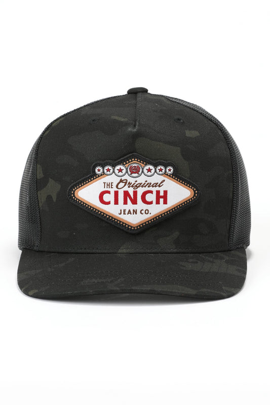 Cinch Men's Camouflage Black Vegas Cap