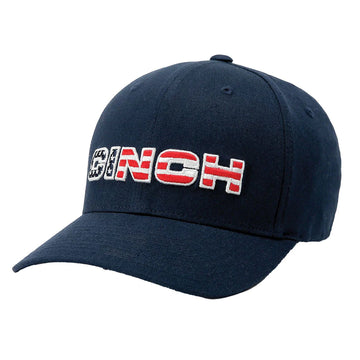 Cinch Men's Flexfit Navy Ball Cap