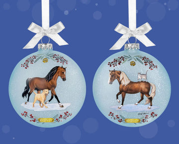 Breyer 2025 Artist Signature Ornament-Morgan & Friends