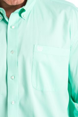 Cinch Men's Solid Mint Button-Down Western Shirt