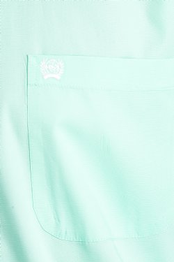 Cinch Men's Solid Mint Button-Down Western Shirt