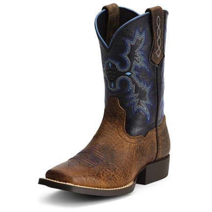 Ariat Kid's Tombstone Western Boot-Earth