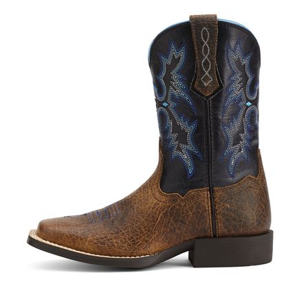 Ariat Kid's Tombstone Western Boot-Earth/Black