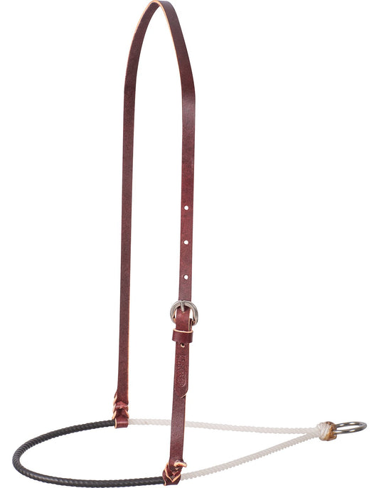 Martin Saddlery Single Rope Noseband, 3/16-inch Rope with Shrink Wrap Cover