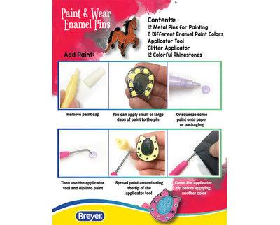 Breyer Paint & Wear Enamel Pins