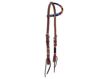 Circle Y Harness One Ear Infinity Wrap Gag Cheek Headstall