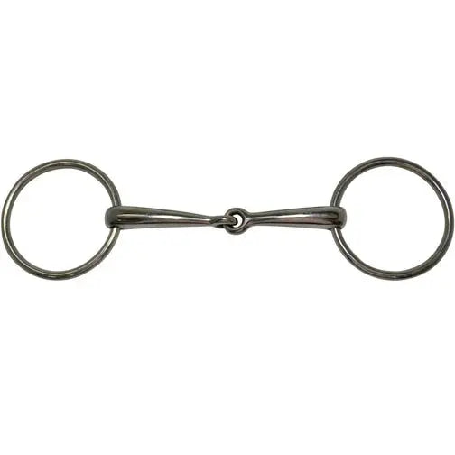 Diamond R Loose Ring Snaffle Bit