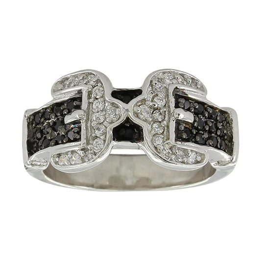 Montana Silversmiths Double Buckle Ring