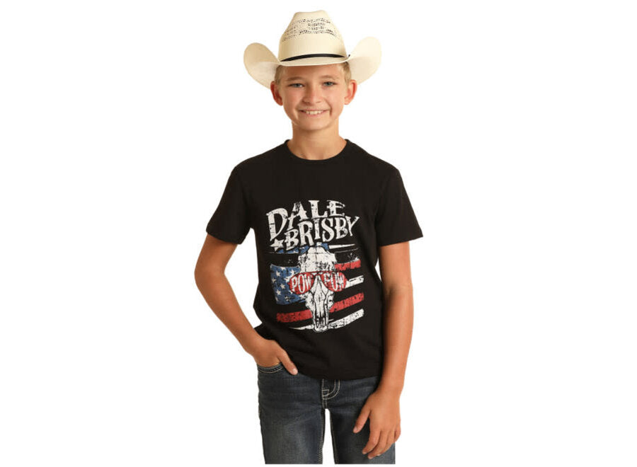 Rock & Roll Boy's Dale Brisby Americana Graphic T-Shirt
