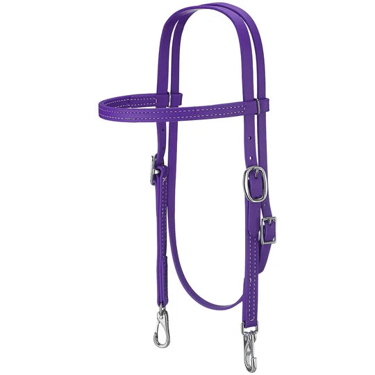 Berlin Custom Leather Beta Biothane Browband Headstall w/Buckle Cheeks