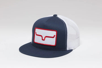 Kimes Navy/White Banner Ventilated Hat