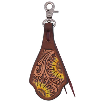 Circle Y Bright Sunflower Acorn Saddle Charm