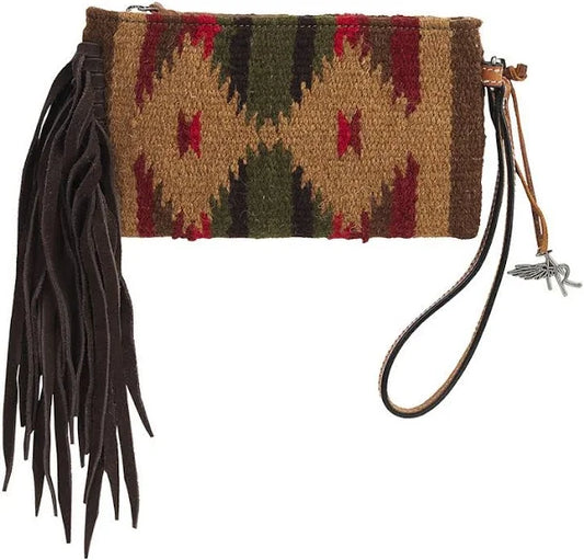 Angel Ranch Aztec Blanket Wristlet