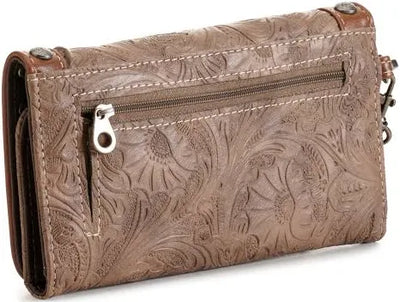 Blazin Roxx Ariana Brown Clutch Wallet