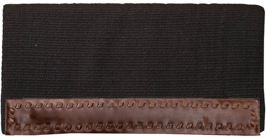 Mustang Contoured Casa Zia Black Saddle Blanket