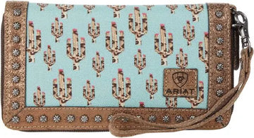 Ariat Cactus Cruiser Clutch Wallet