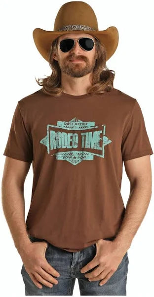 Rock & Roll Men's Dale Brisby Rodeo Time T-Shirt