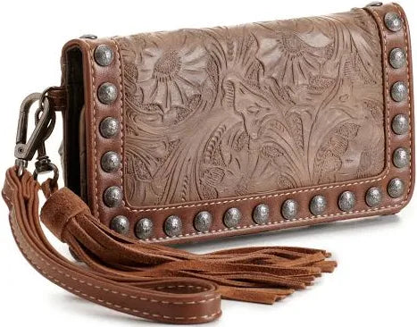 Blazin Roxx Ariana Brown Clutch Wallet