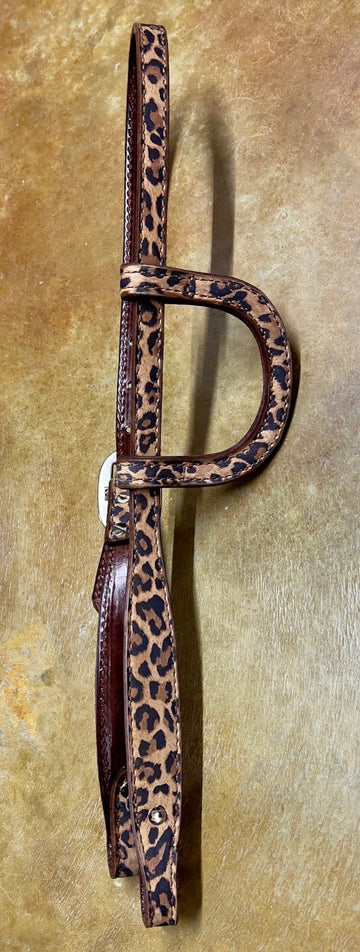 R Bar B Cheetah Print One Ear Headstall