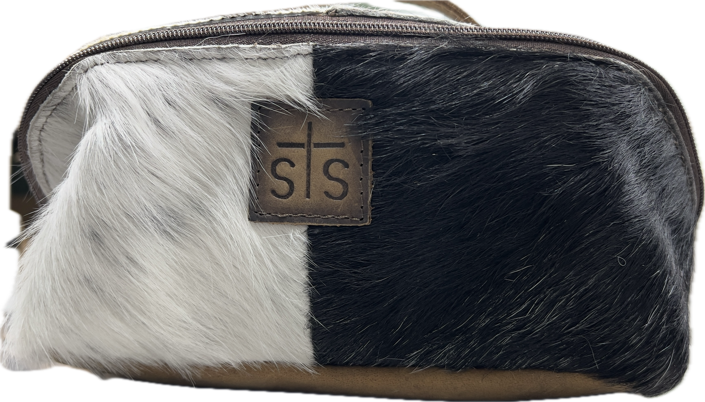 STS Cowhide Elise Makeup Bag