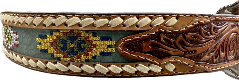 Roper Embroidered and Buckstitched Belt