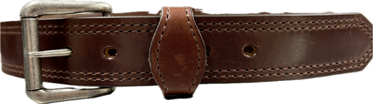 Heritage Leathers USA Men's Smooth Brown Belt