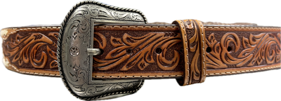 Roper Embroidered and Buckstitched Belt