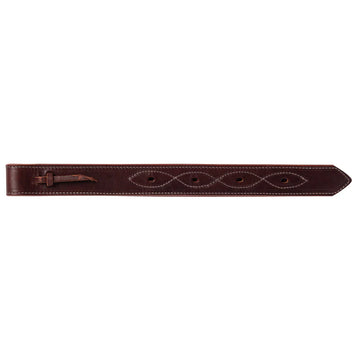 Weaver Burgundy Latigo Off Billet, Doubled and Figure 8 Stitching