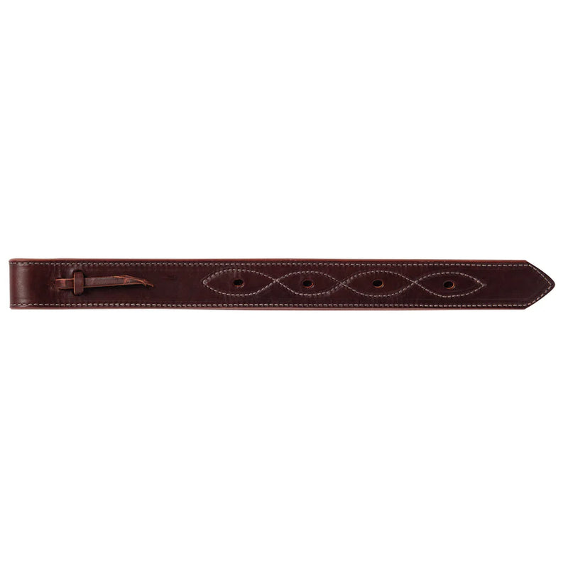 Weaver Burgundy Latigo Off Billet, Doubled and Figure 8 Stitching