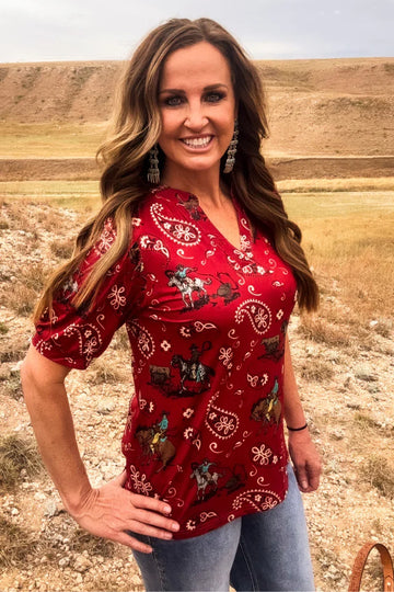 Ranch Rodeo Women's Short Sleeve Top